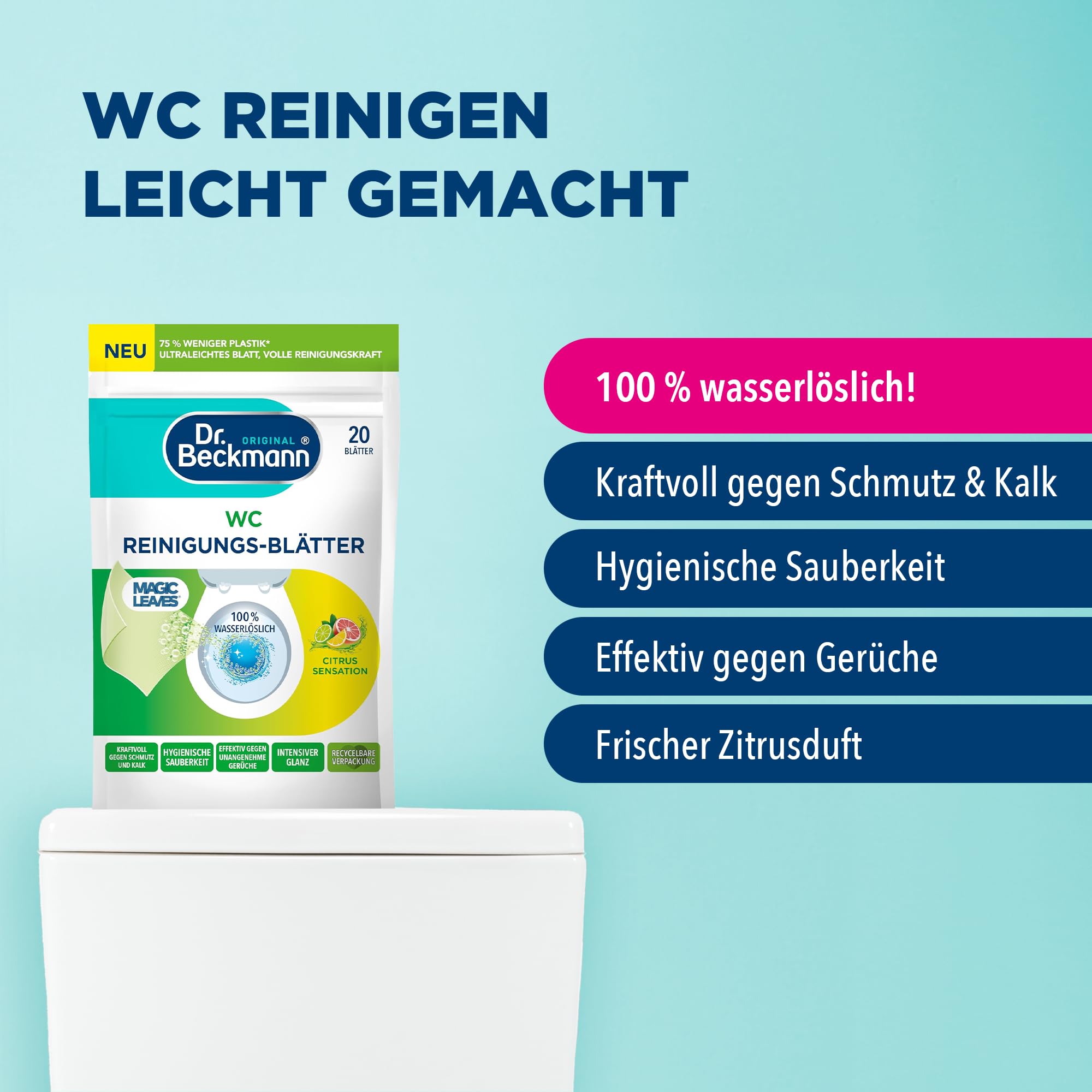 dr-beckmann-wc-reinigungs-bl-tter-citrus-sensation-20-bl-tter image 2