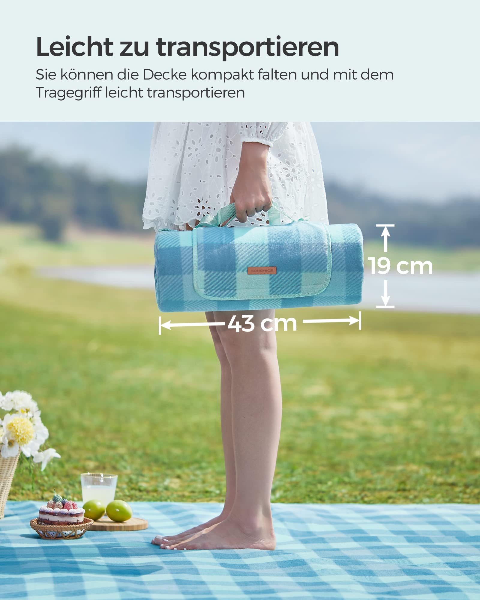 songmics-picknickdecke-200x200-cm-wasserdicht-faltbar-mit-erdankern-gr-n-blau image 8