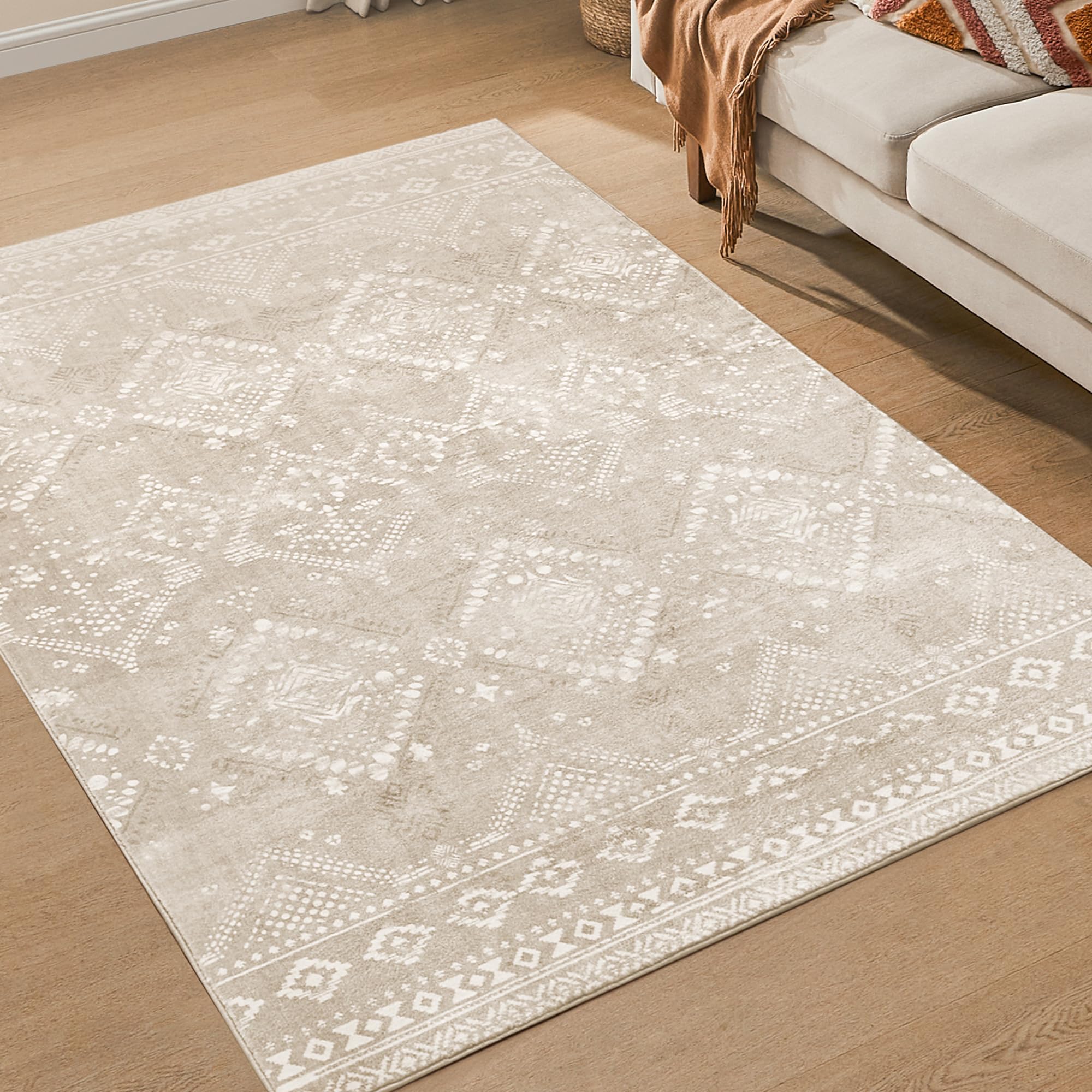 songmics-teppich-80-x-150-cm-maschinenwaschbar-rutschfest-taubengrau-tar011g01 image 8