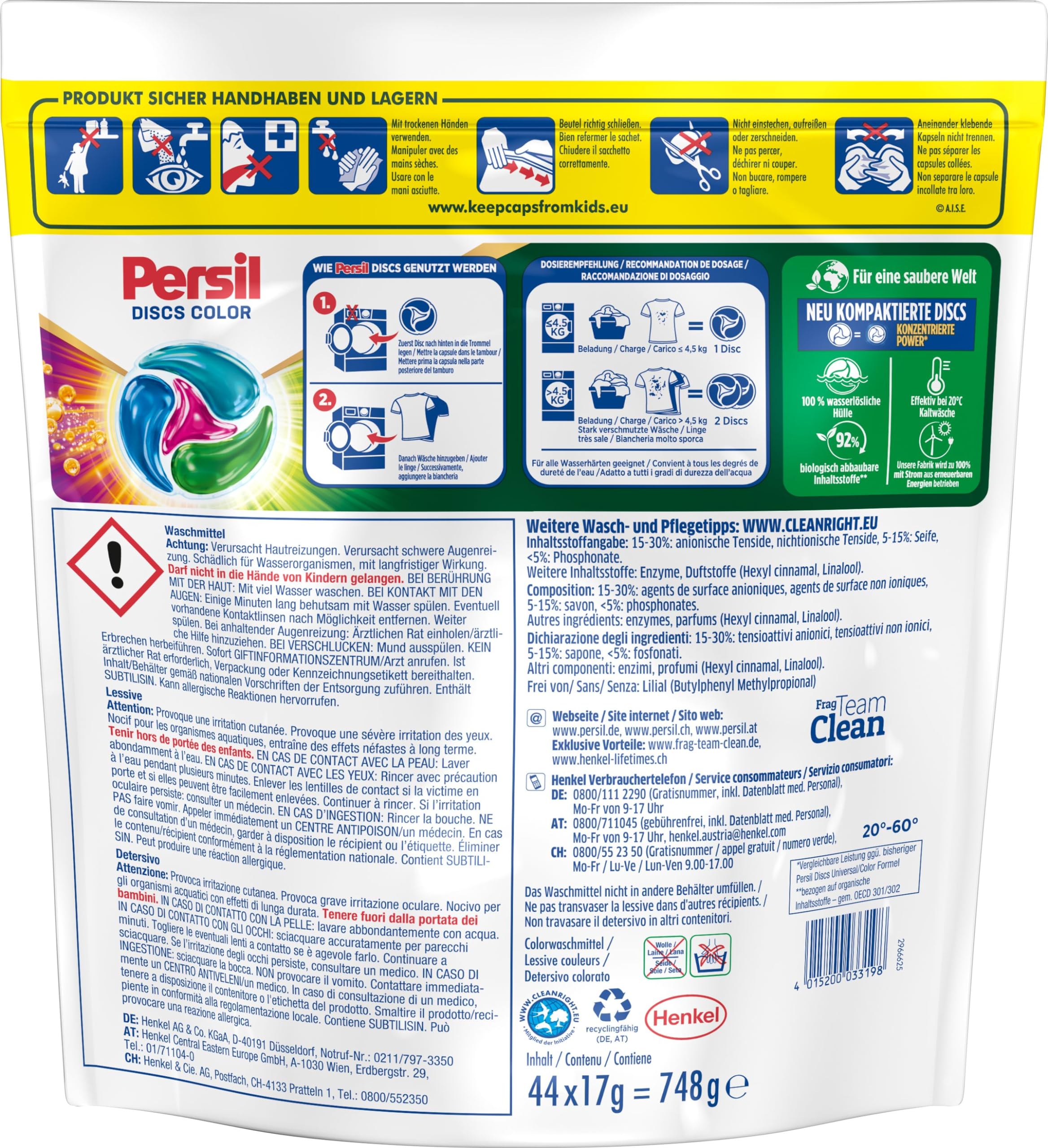 persil-4in1-color-discs-44-waschladungen-colorwaschmittel image 2