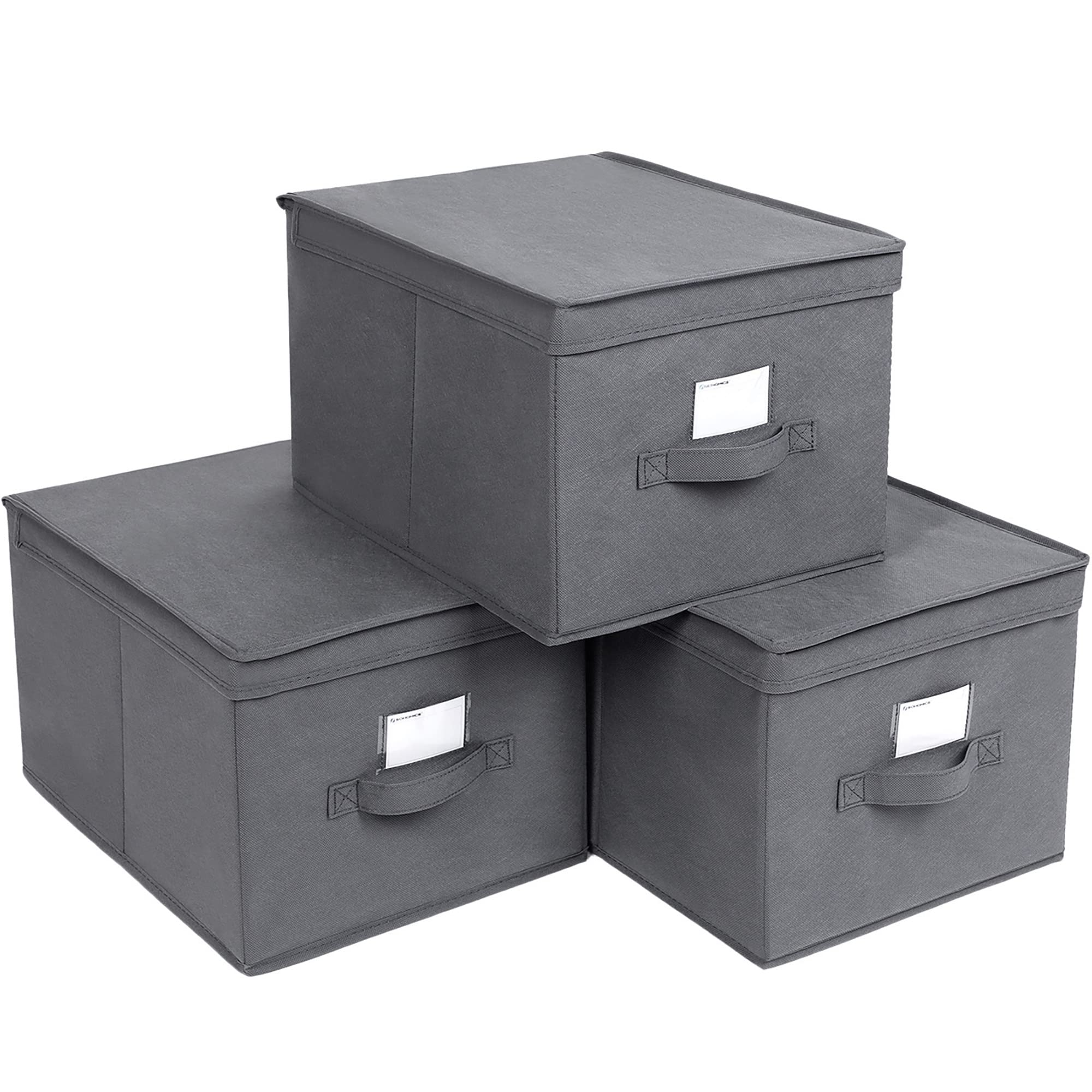 songmics-aufbewahrungsbox-rfb03g-3er-set-40-x-30-x-25-cm-grau image 1