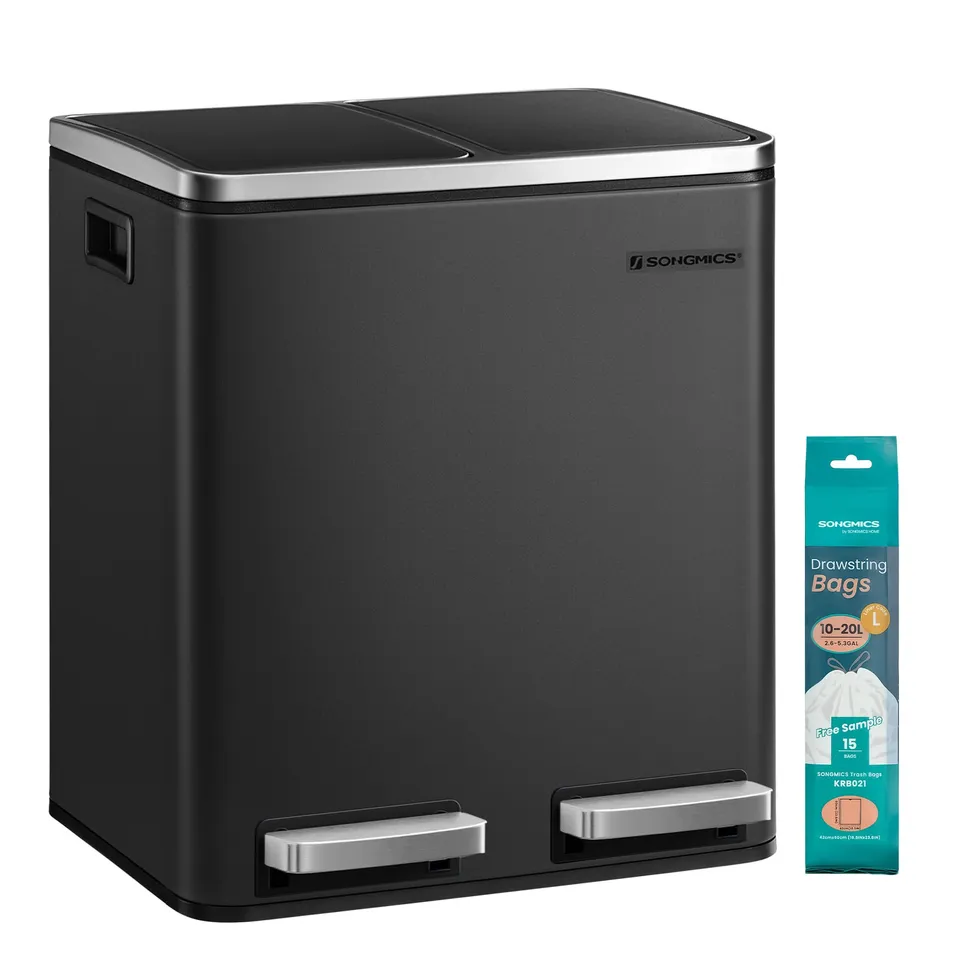 songmics-m-lleimer-k-che-2-x-15-liter-treteimer-ltb30bk-schwarz image 1