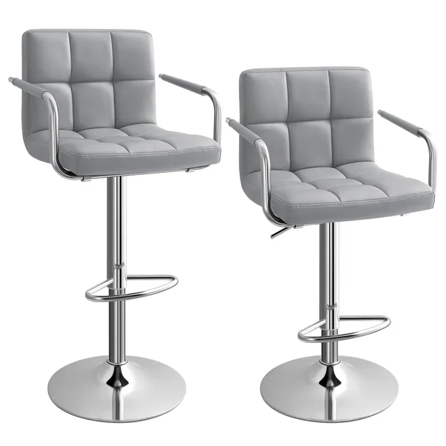 songmics-barhocker-ljb93g-2er-set-h-henverstellbarer-drehstuhl-hellgrau image 1