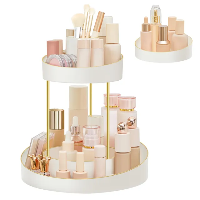 songmics-make-up-organizer-drehbar-jka027w01-wei-goldfarben-2-ebenen image 1