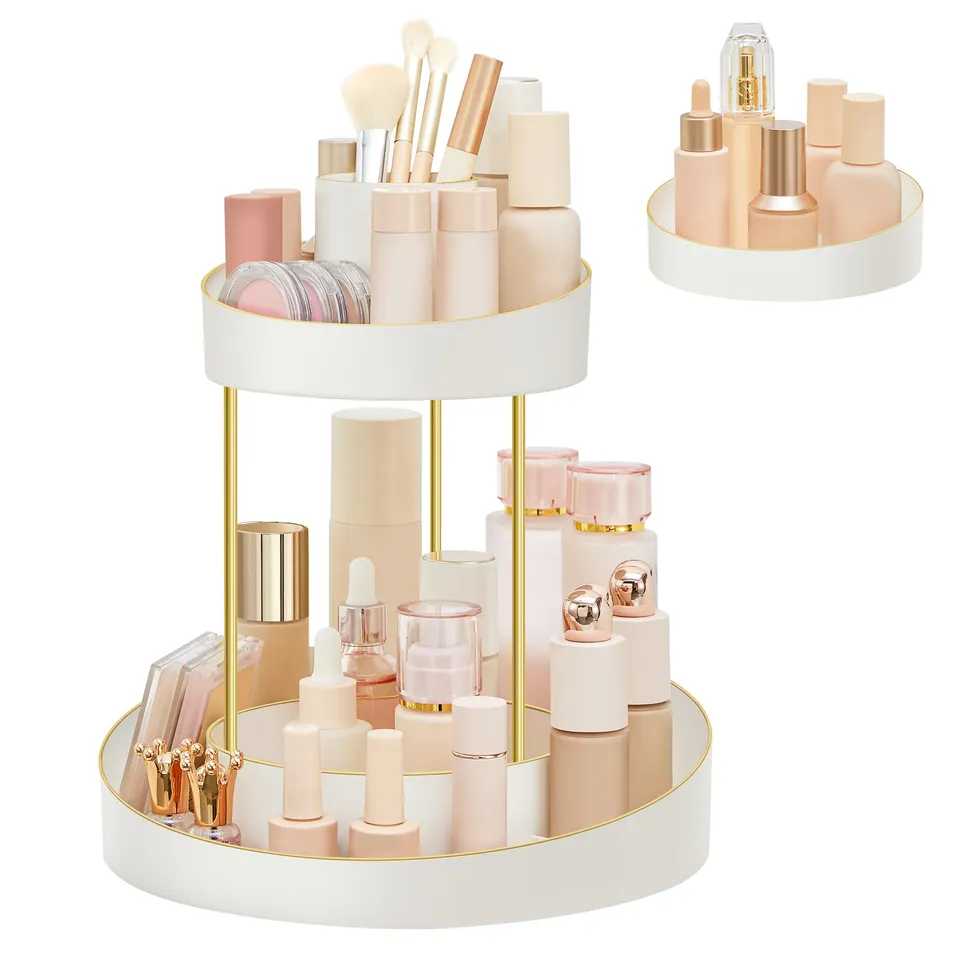 songmics-make-up-organizer-drehbar-jka027w01-wei-goldfarben-2-ebenen image 1