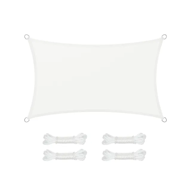 songmics-sonnensegel-3-x-5-m-rechteckig-wasserdicht-polyester image 1