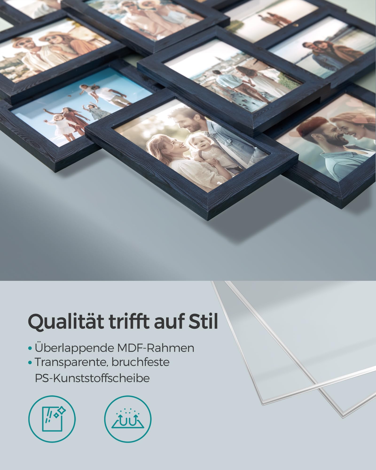 songmics-bilderrahmen-collage-10er-f-r-10-x-15-cm-marineblau image 4