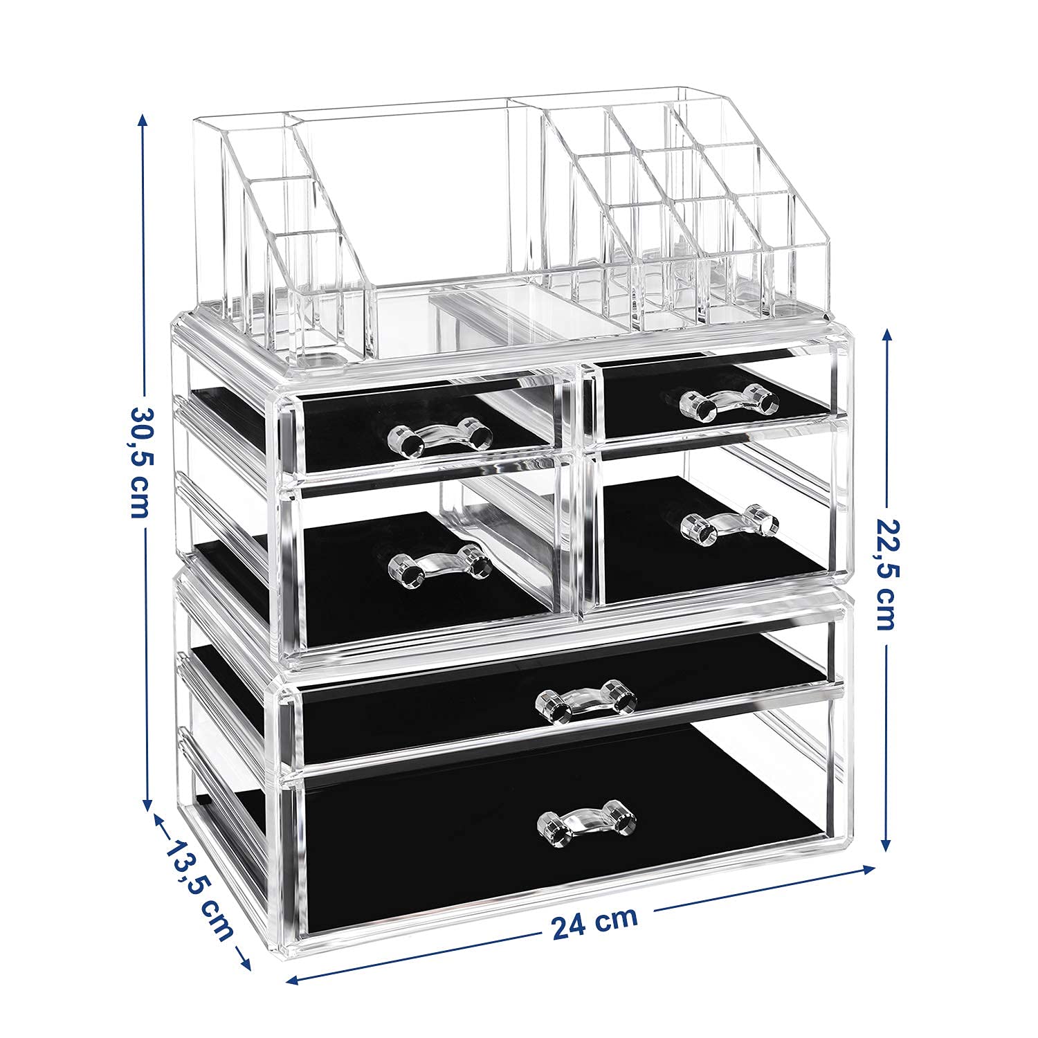 songmics-make-up-organizer-transparent-6-schubladen-jka008tp image 6