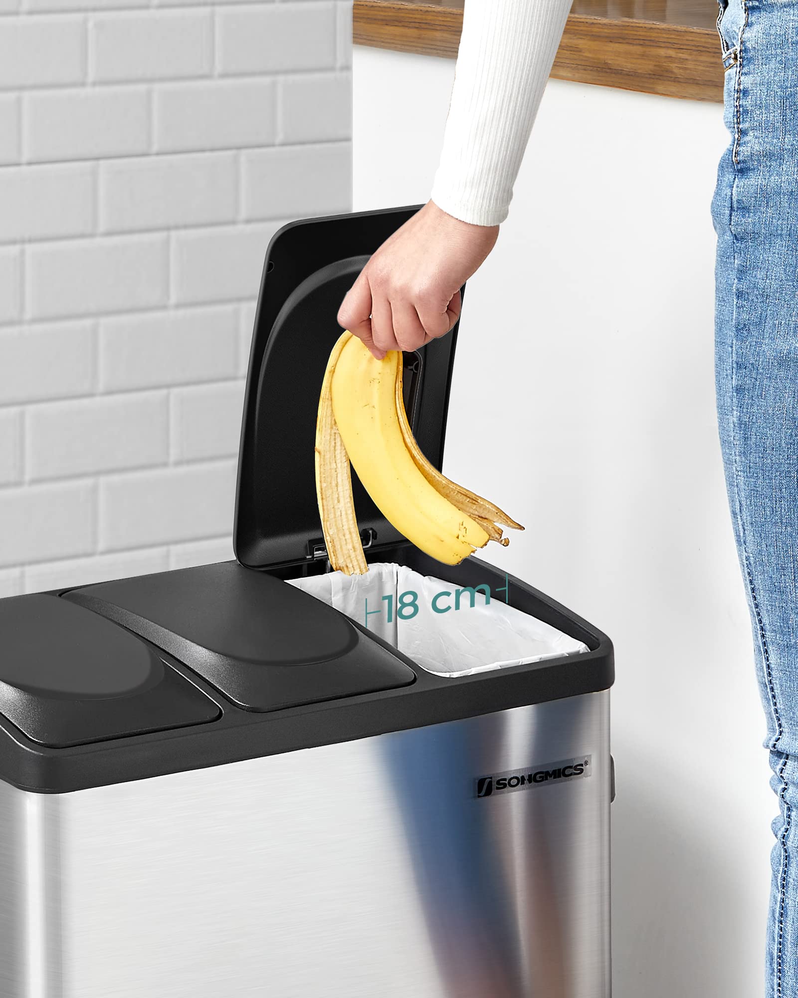 songmics-m-lleimer-f-r-die-k-che-treteimer-mit-3-f-chern-3-x-18-liter-54-liter image 6