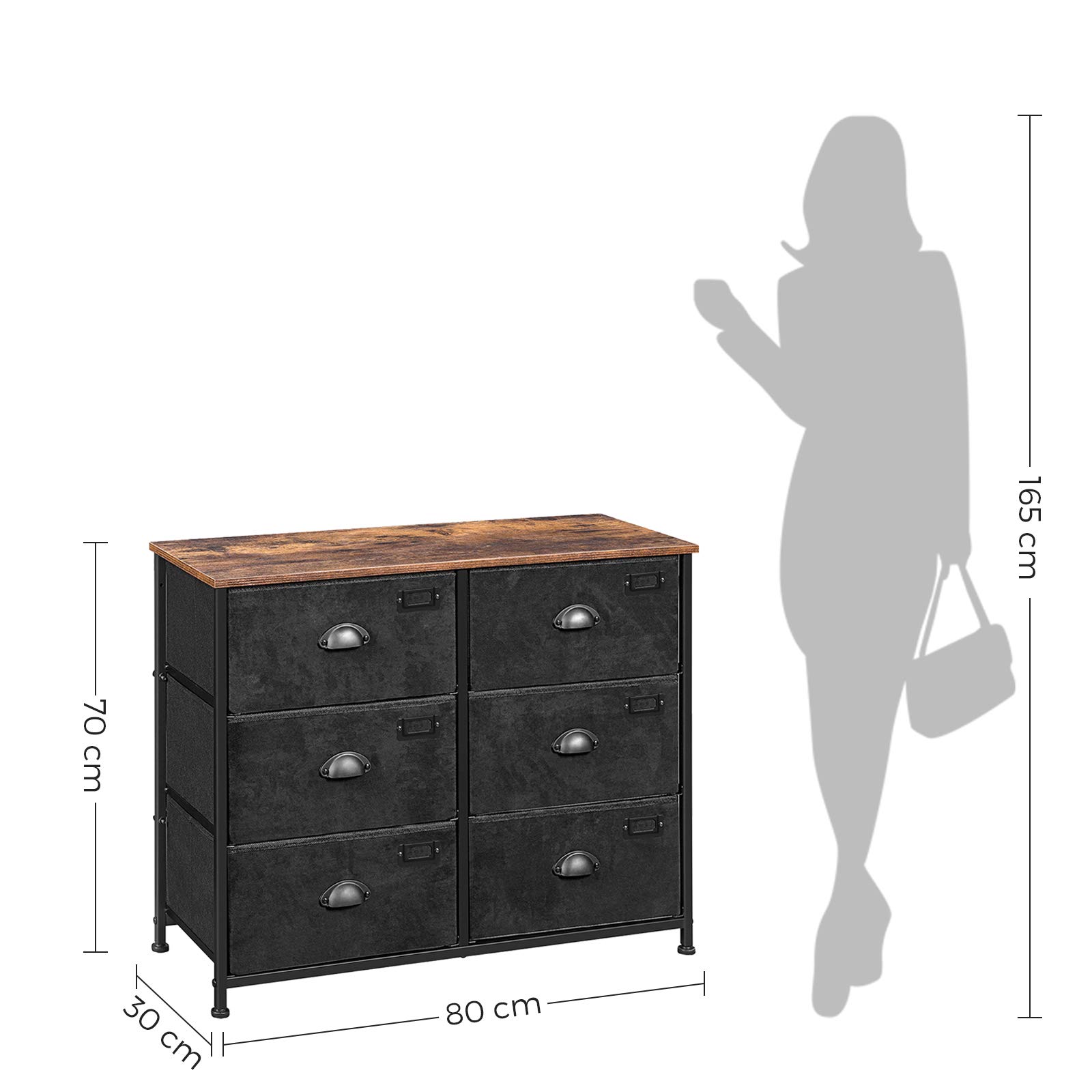 songmics-kommode-aus-stoff-mit-6-schubladen-lvt23hv1-rustikales-braun-schwarz image 7
