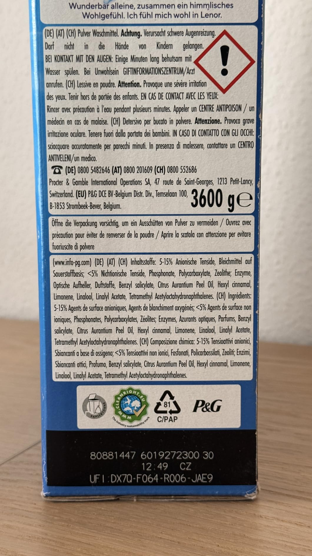 Super gegen Mief aus der Maschine