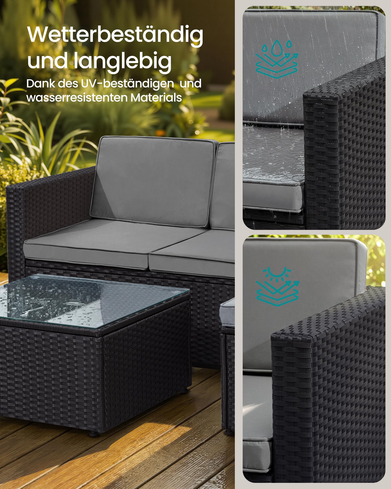 songmics-gartenm-bel-set-balkonm-bel-pe-polyrattan-schwarz-grau image 3