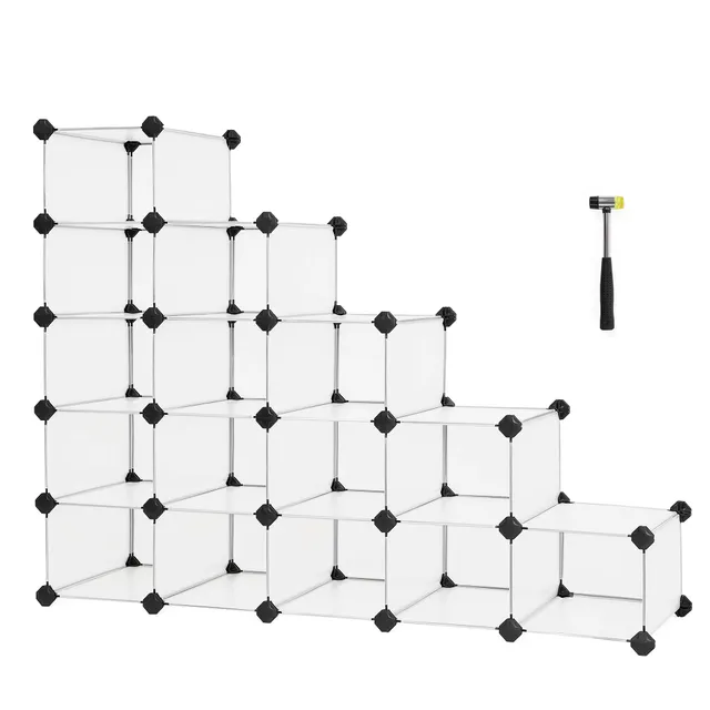 songmics-schuhregal-lpc445w02-steckregal-mit-15-f-chern-30-x-111-2-x-86-2-cm-wei image 1