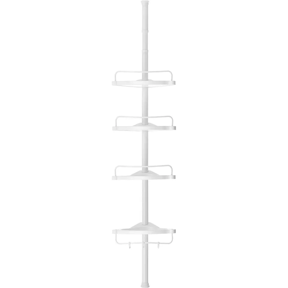 songmics-duschregal-bcb001a-teleskop-badezimmerregal-85-305-cm-mit-4-ablagen image 1