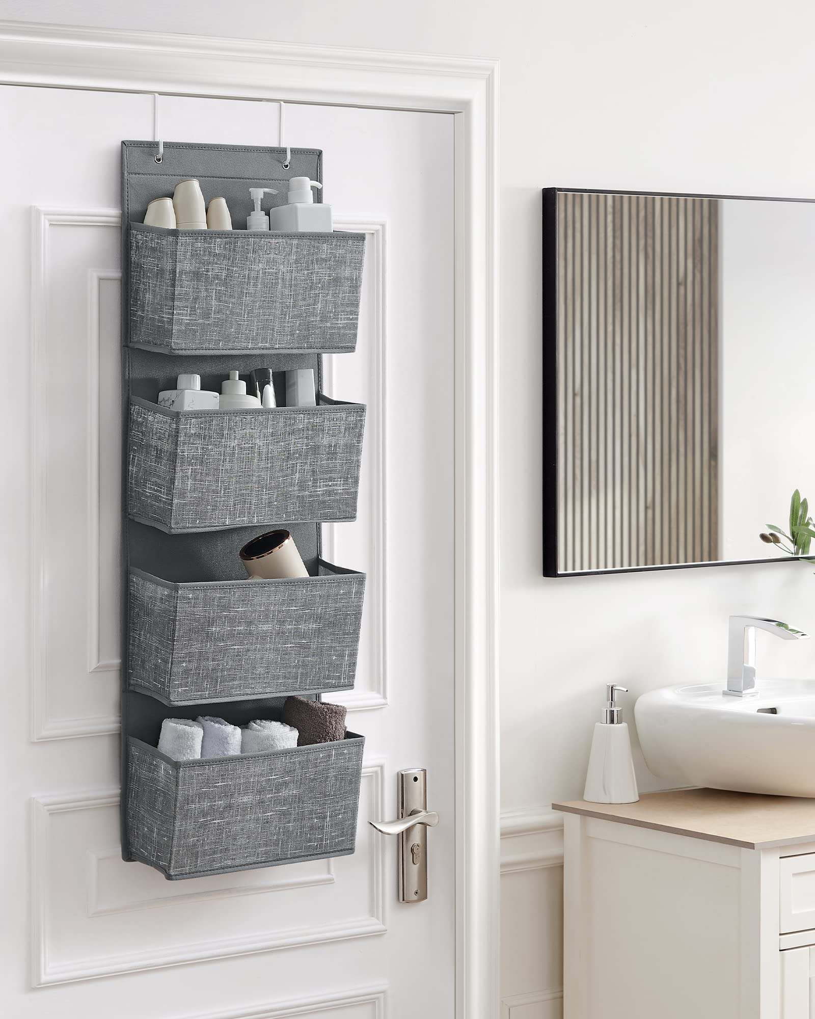 songmics-rdh004g11-h-ngeorganizer-4-taschen-12x33-5x100-cm-grau-meliert image 4