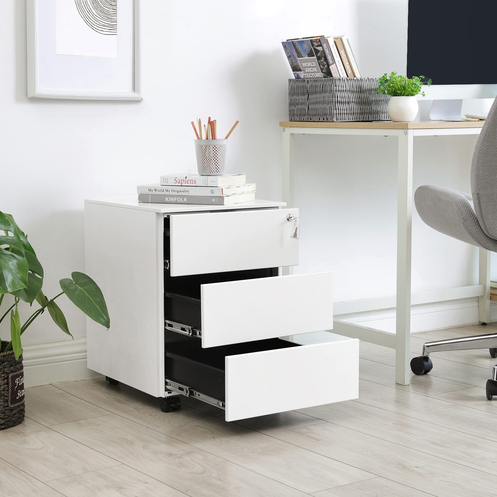 songmics-rollcontainer-2er-set-ofc630wt-b-roschrank-wei image 2