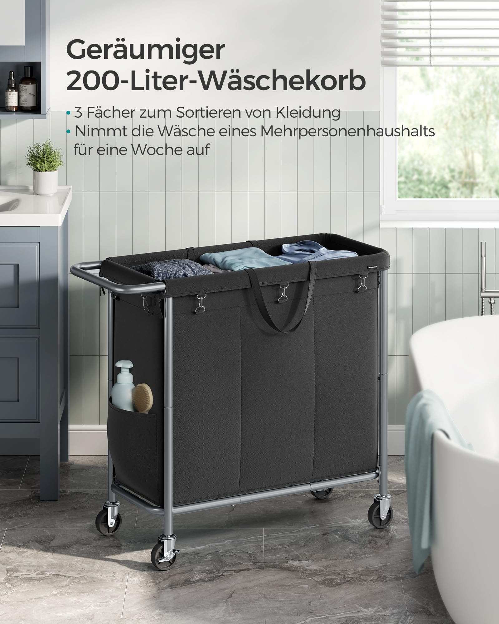 songmics-w-schekorb-3-f-cher-200-liter-tintenschwarz-rls005b01-mit-rollen image 4