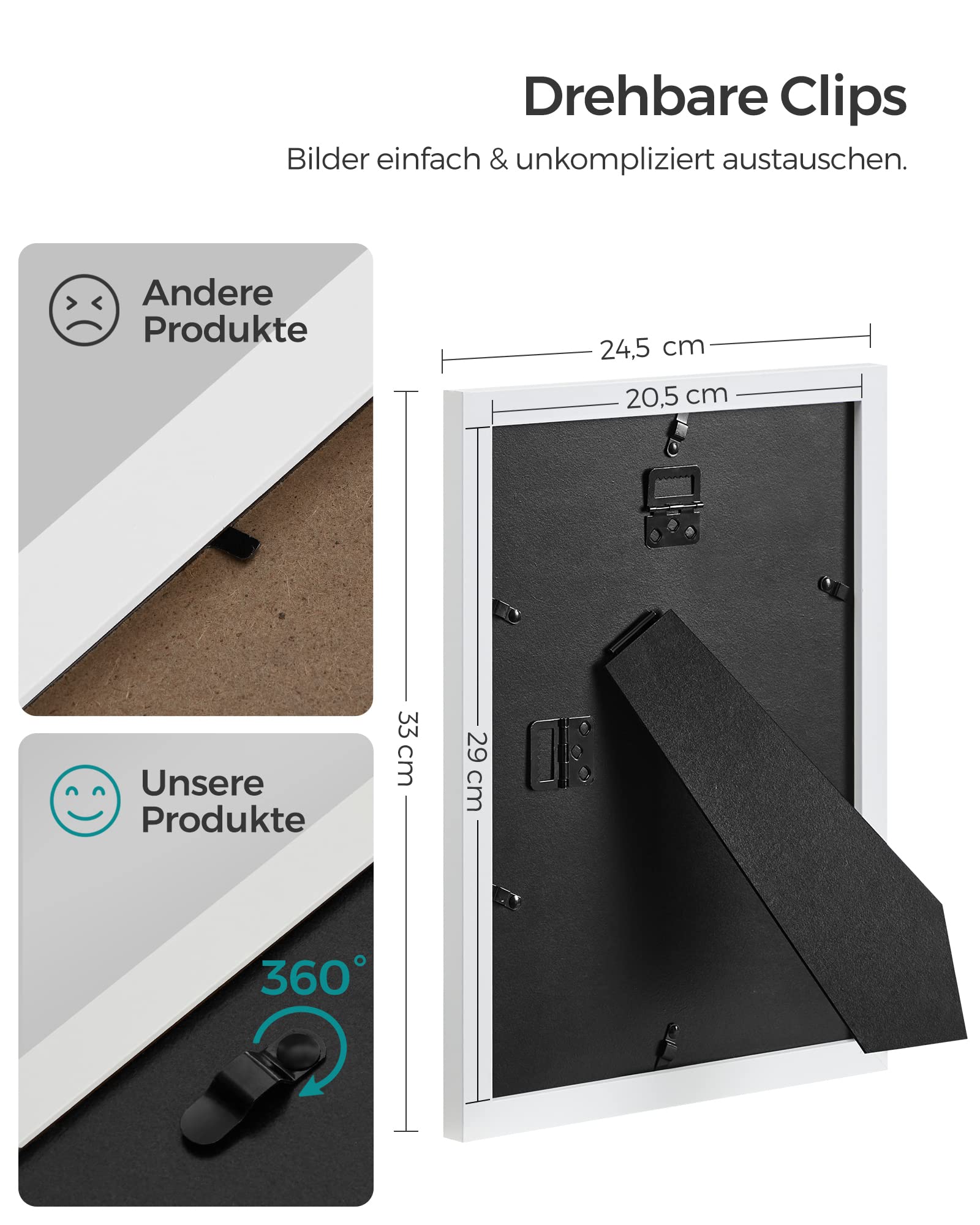 songmics-rpf011w01-bilderrahmen-wei-33x24-5-cm-f-r-a4-mit-passepartout image 6