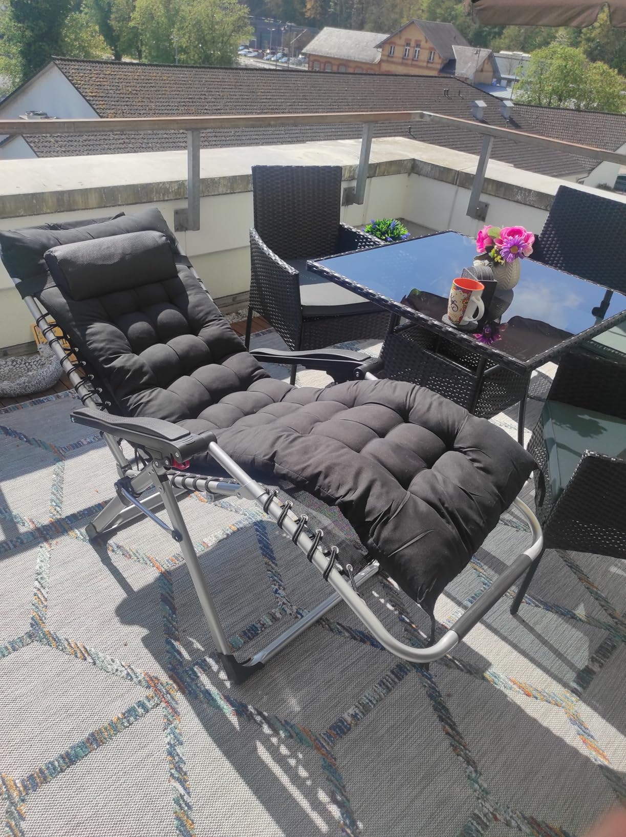 Urlaub auf Balkon