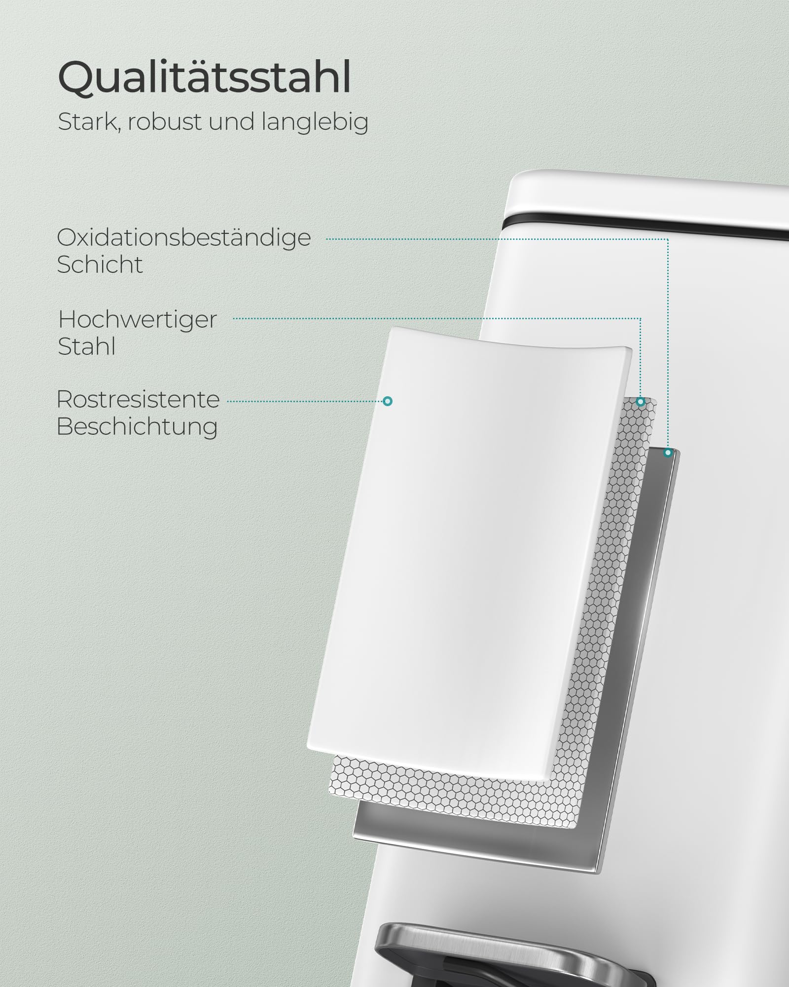 songmics-kosmetikeimer-5-liter-mit-deckel-edelstahl-tretm-lleimer image 6