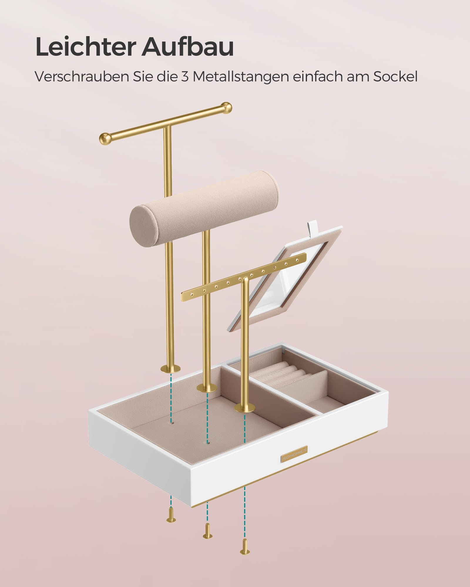 songmics-schmuckst-nder-schmuckhalter-jjs022w01-wei-goldfarben-mit-spiegel-und-t image 7