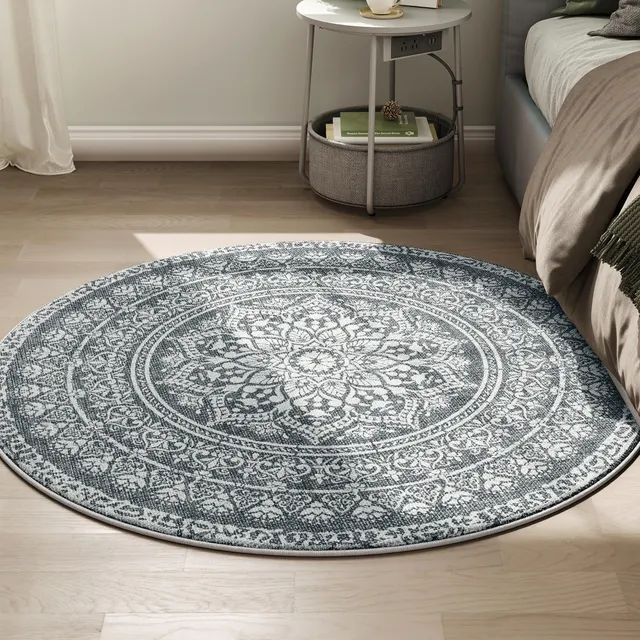 songmics-home-teppich-waschbar-120-x-120-cm-boho image 1
