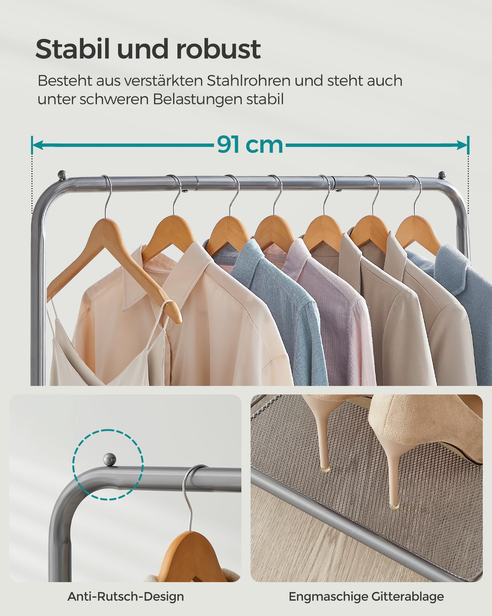 songmics-kleiderst-nder-auf-rollen-91-cm-garderobenst-nder-grau-hsr025g01 image 4