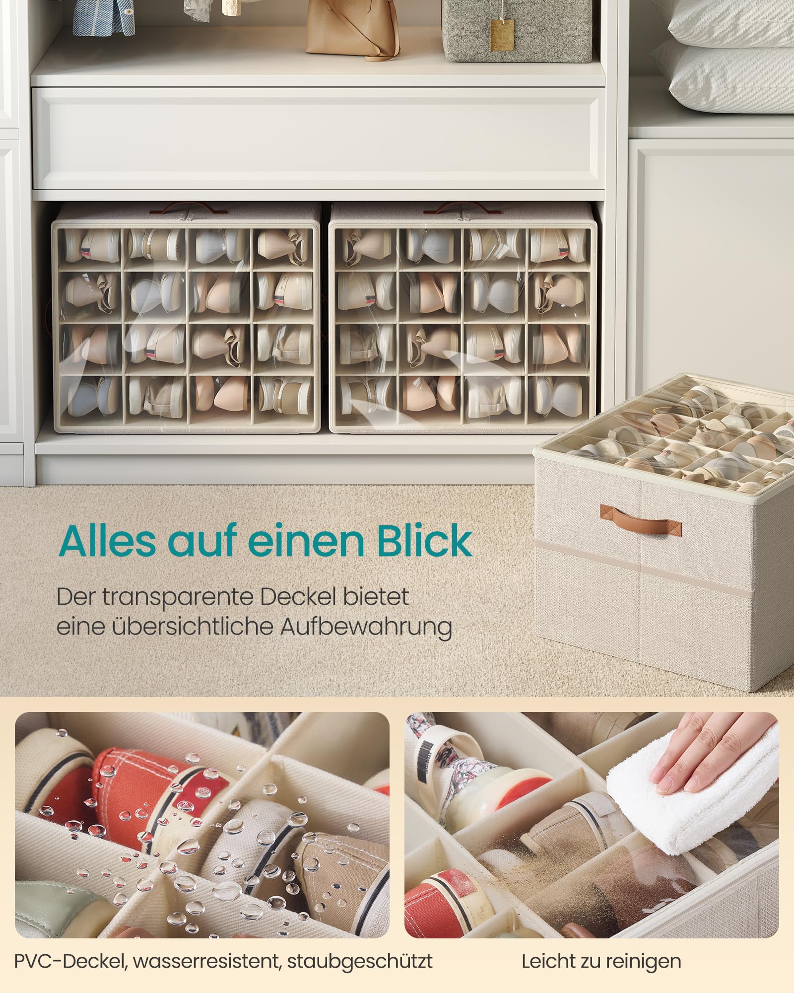 songmics-schuh-organizer-f-r-16-paar-schuhe-mit-transparentem-deckel image 3
