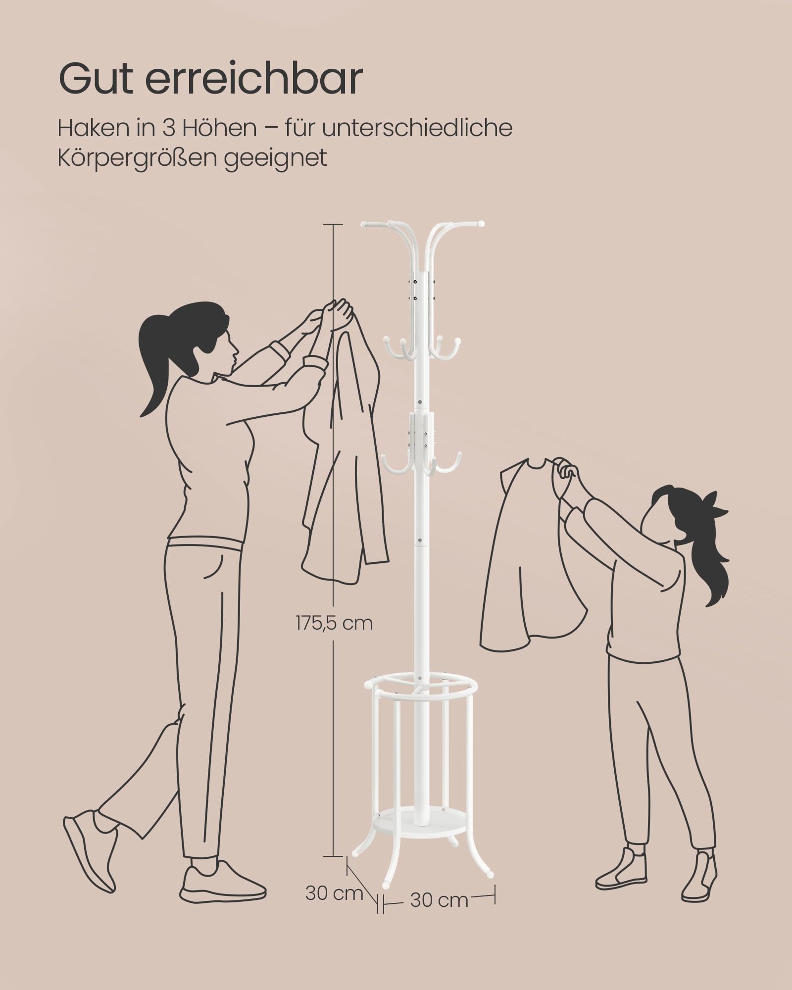 songmics-kleiderst-nder-freistehend-mit-schirmst-nder-12-haken image 6