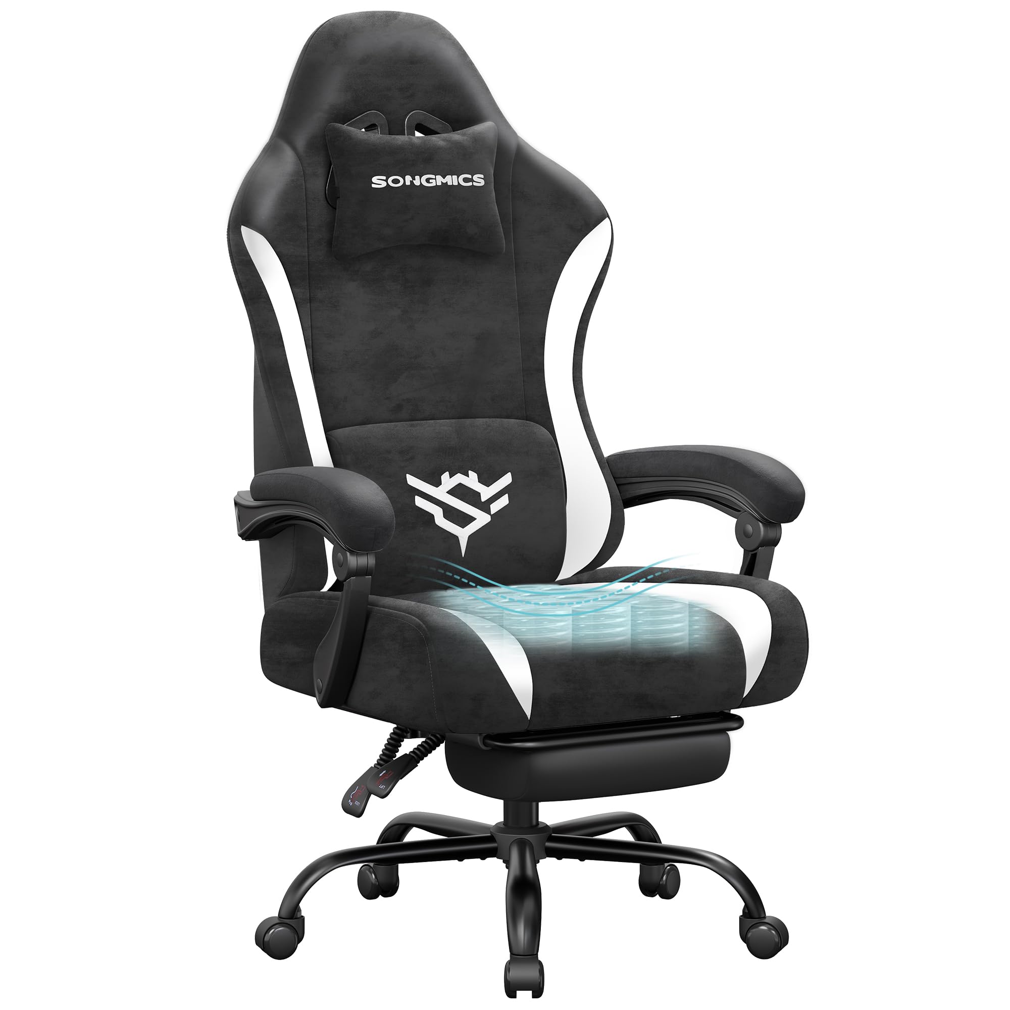 songmics-gaming-stuhl-cathy-obg091bh01-pu-leder-schwarz-150-kg image 8