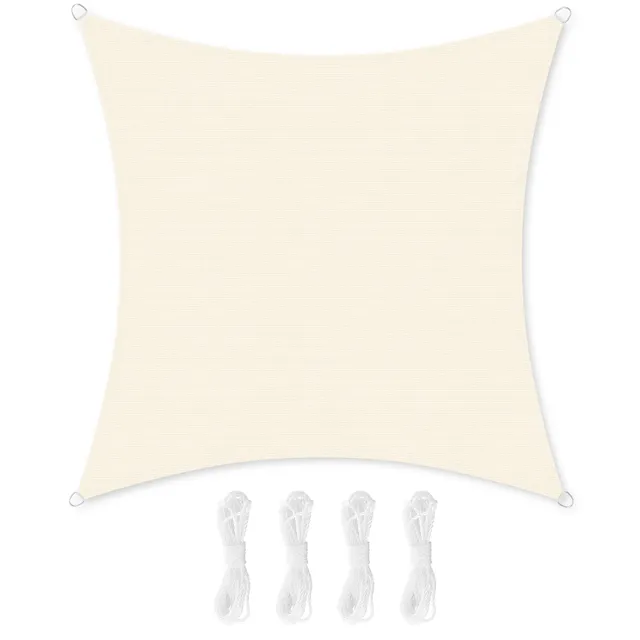 songmics-gss002m01-sonnensegel-3-7x3-7m-quadratisch-konkav-beige image 1