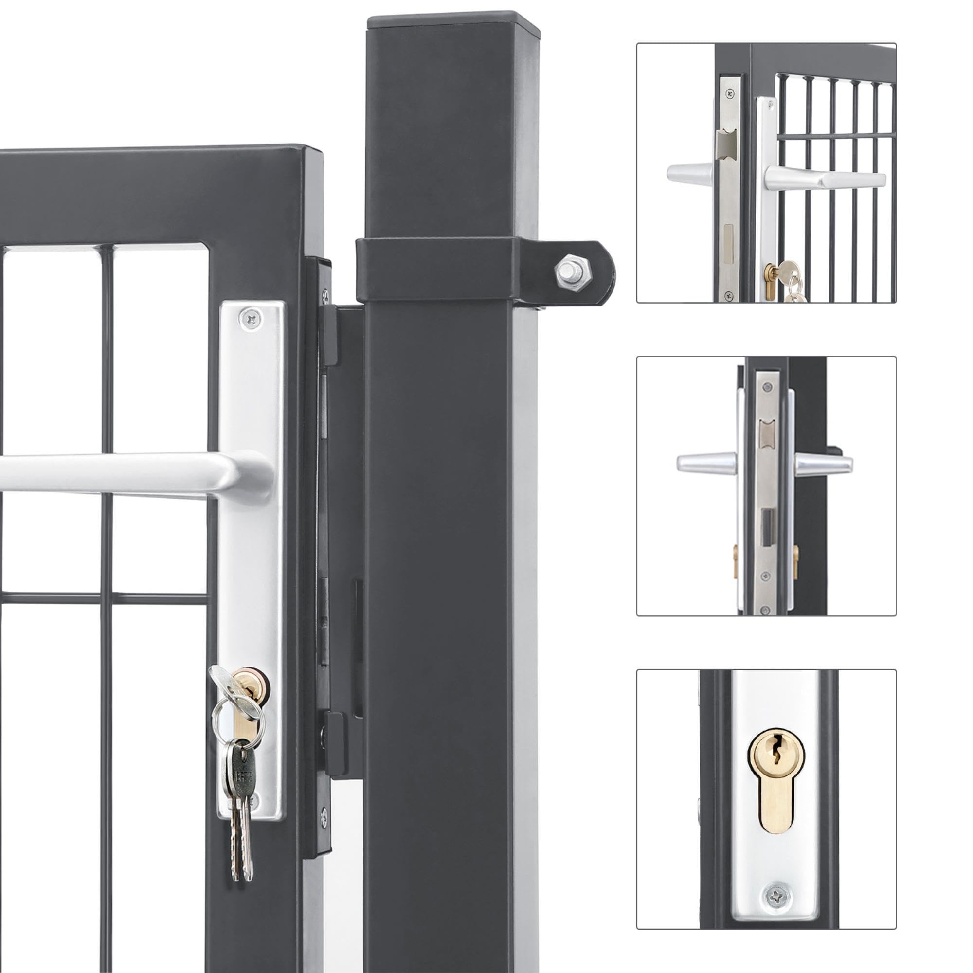 songmics-gartentor-ggd200gy-zauntor-verzinkter-stahl-106-x-150-cm-grau-abschlie- image 4