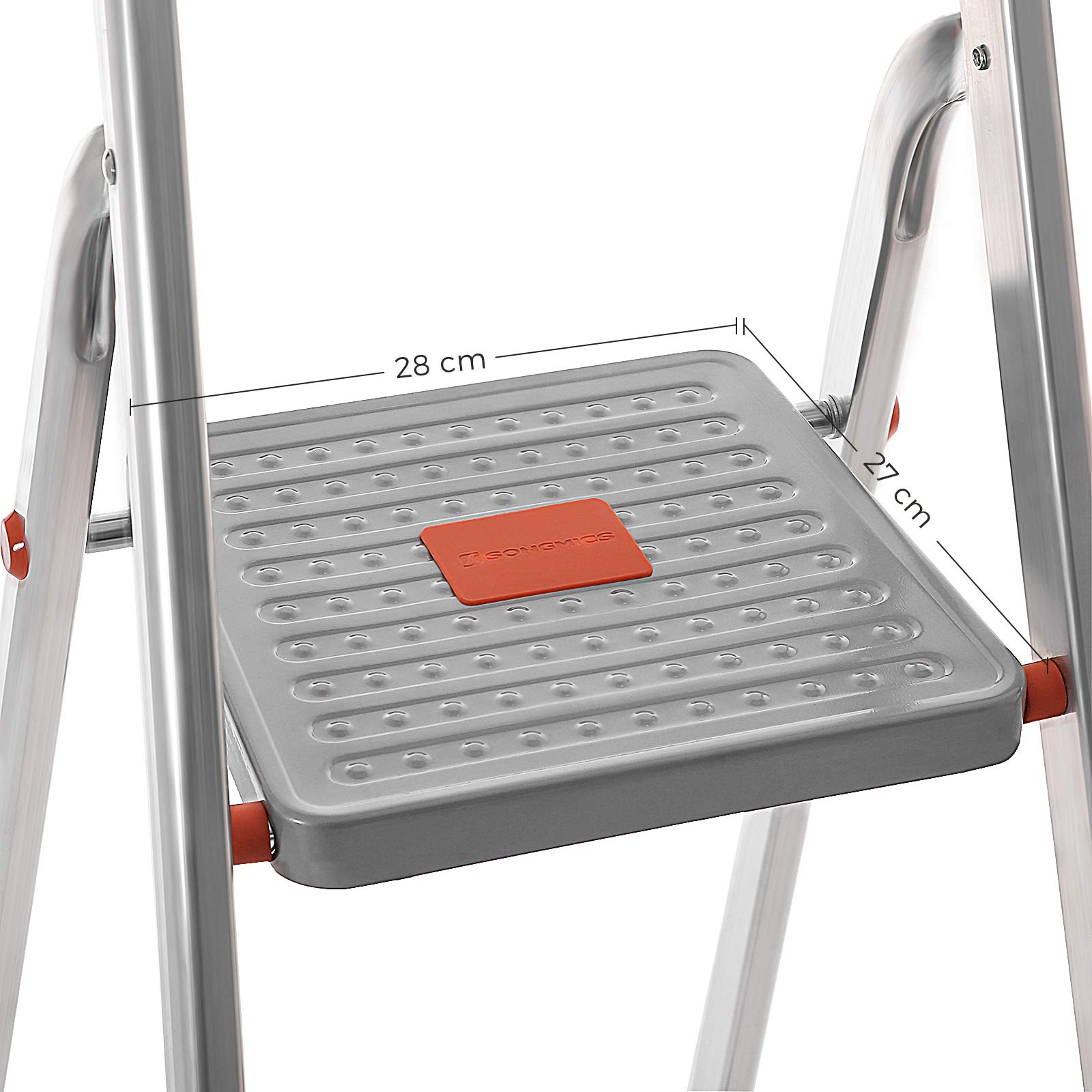 songmics-glt006wt01-trittleiter-6-stufen-aluminium-grau-orange image 6