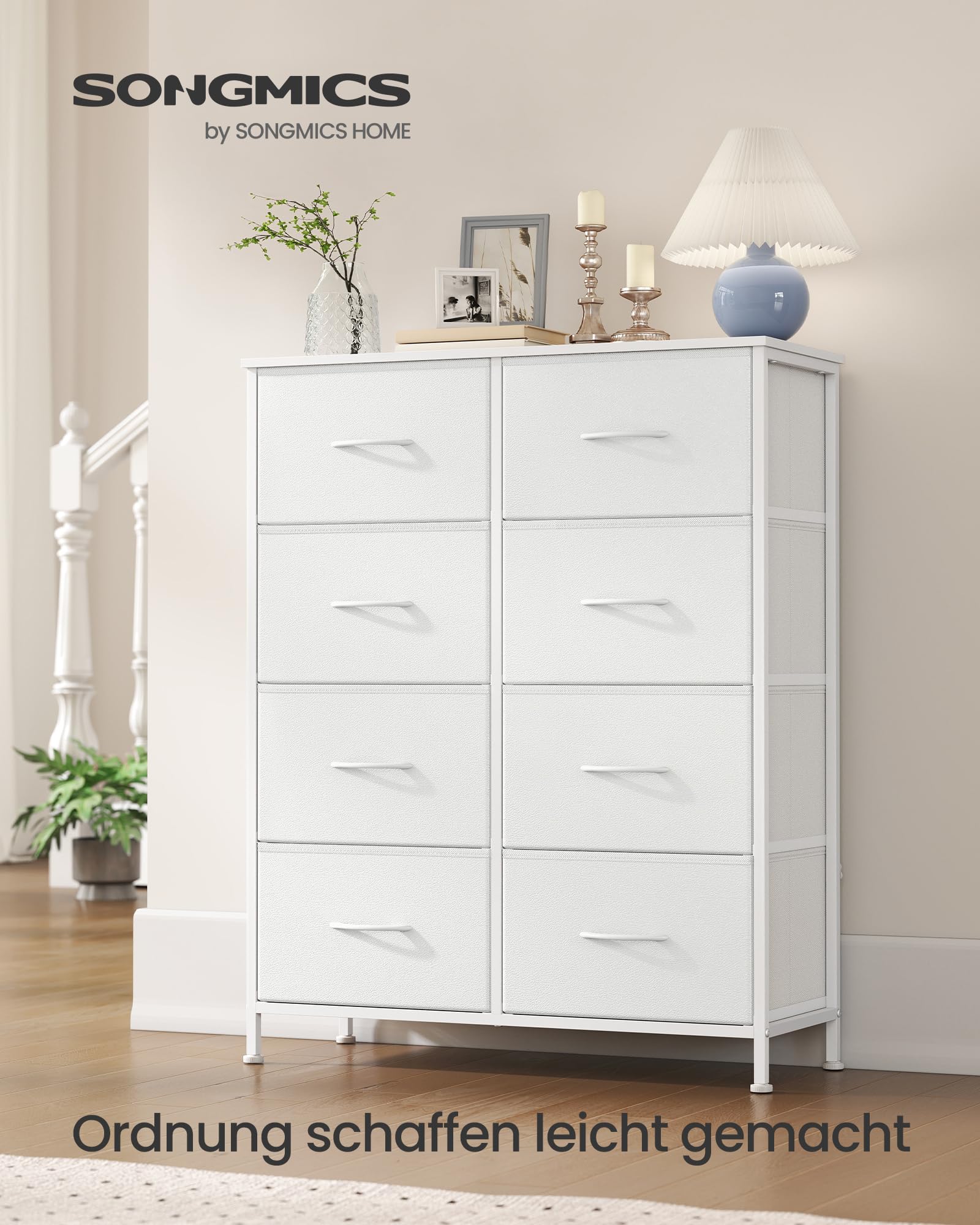 songmics-bellah-kommode-lgs124wh01-mit-8-schubladen-wolkenwei-schneewei image 3