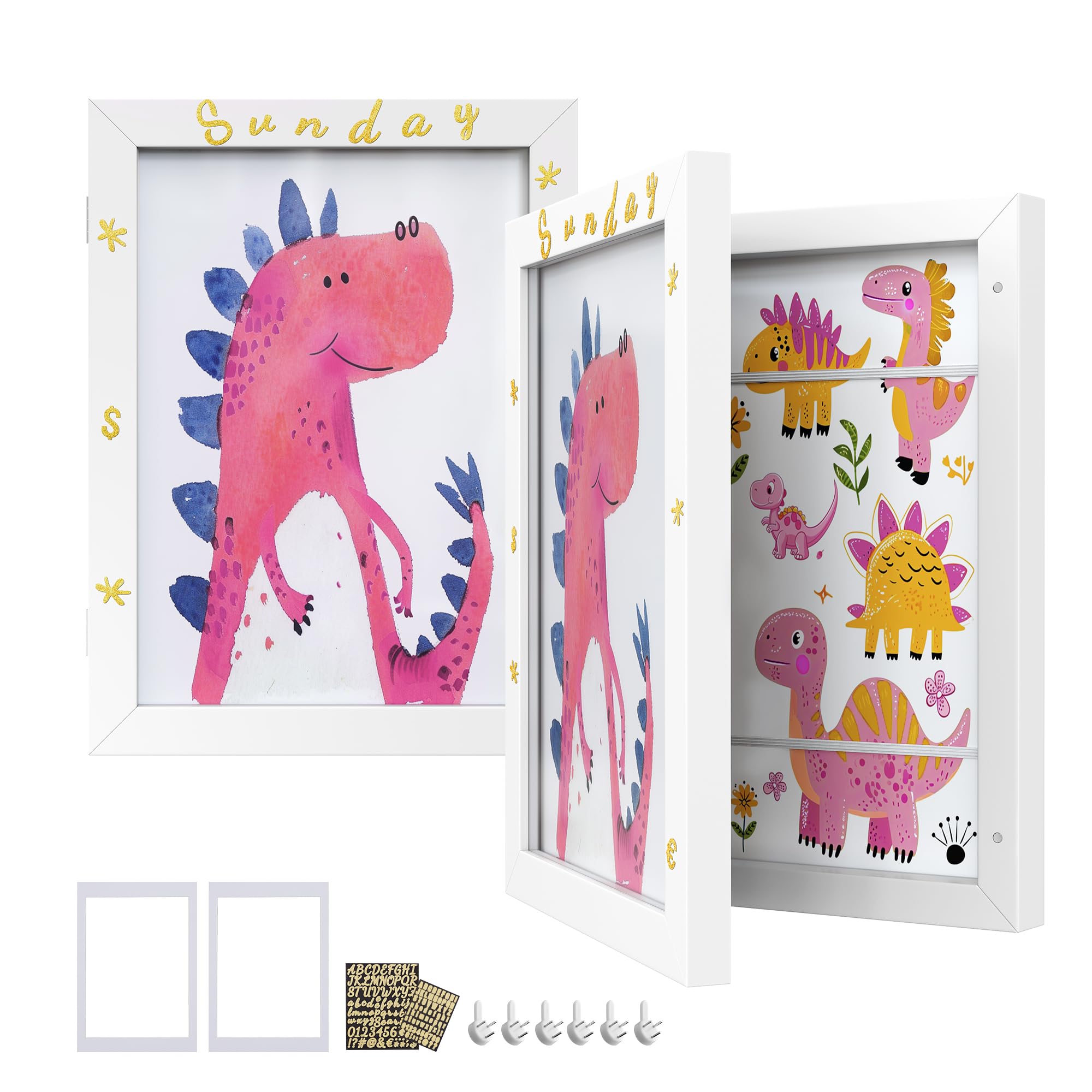 songmics-bilderrahmen-rpf052b02-2er-set-a4-kinder-kunstrahmen-aschschwarz-f-r-15 image 8