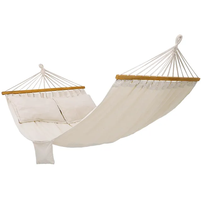 songmics-h-ngematte-gdc22m-outdoor-210-x-150-cm-mit-holzstangen-und-2-kissen-bei image 1