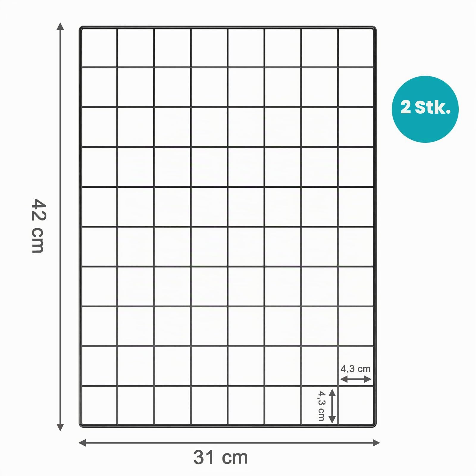 songmics-fotowand-drahtgitter-2er-set-lpp01h-schwarz-wandgitter-diy-deko image 6