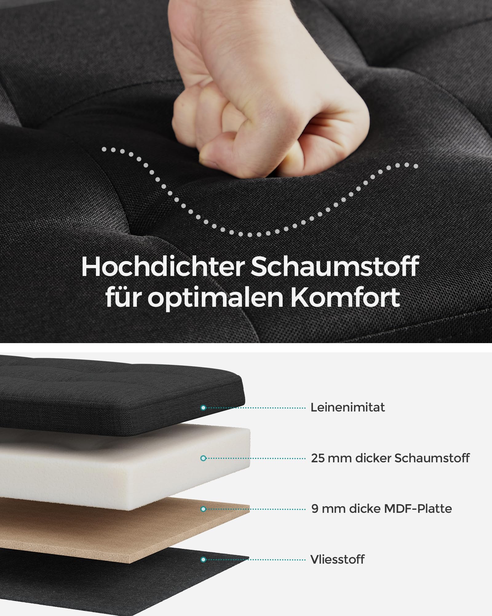 songmics-sitzhocker-mit-stauraum-lsf047b01-sitzbank-38-x-76-x-38-cm-tintenschwar image 4