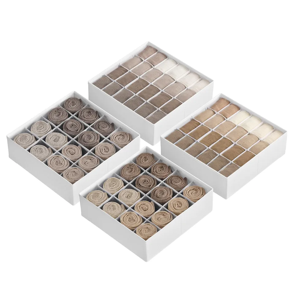 songmics-unterw-sche-organizer-rus011w01-4er-set-80-f-cher-cremewei image 1