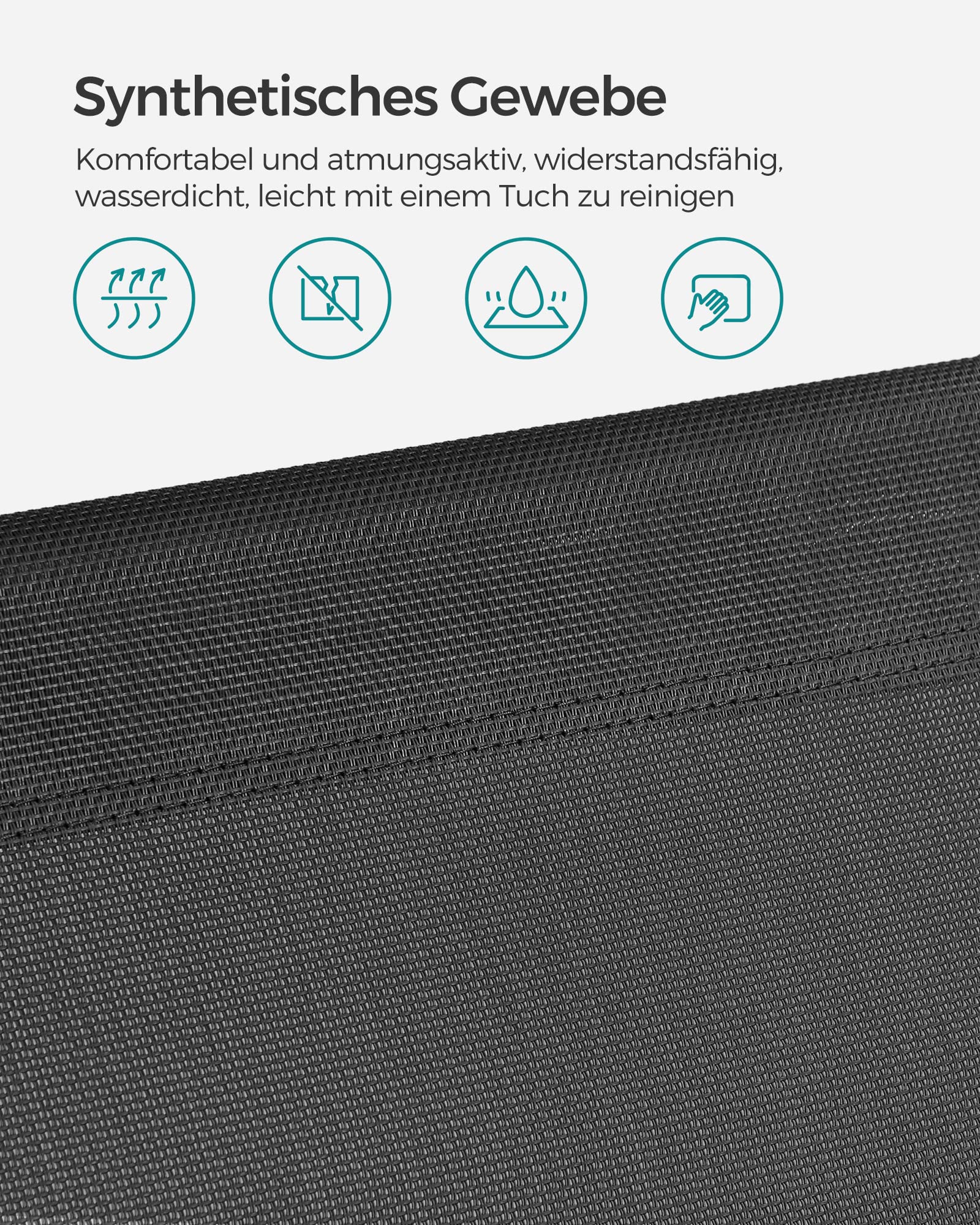 songmics-sonnenliege-klappbar-71x200x38-cm-150-kg-mit-sonnendach-anthrazit-gcb22 image 8