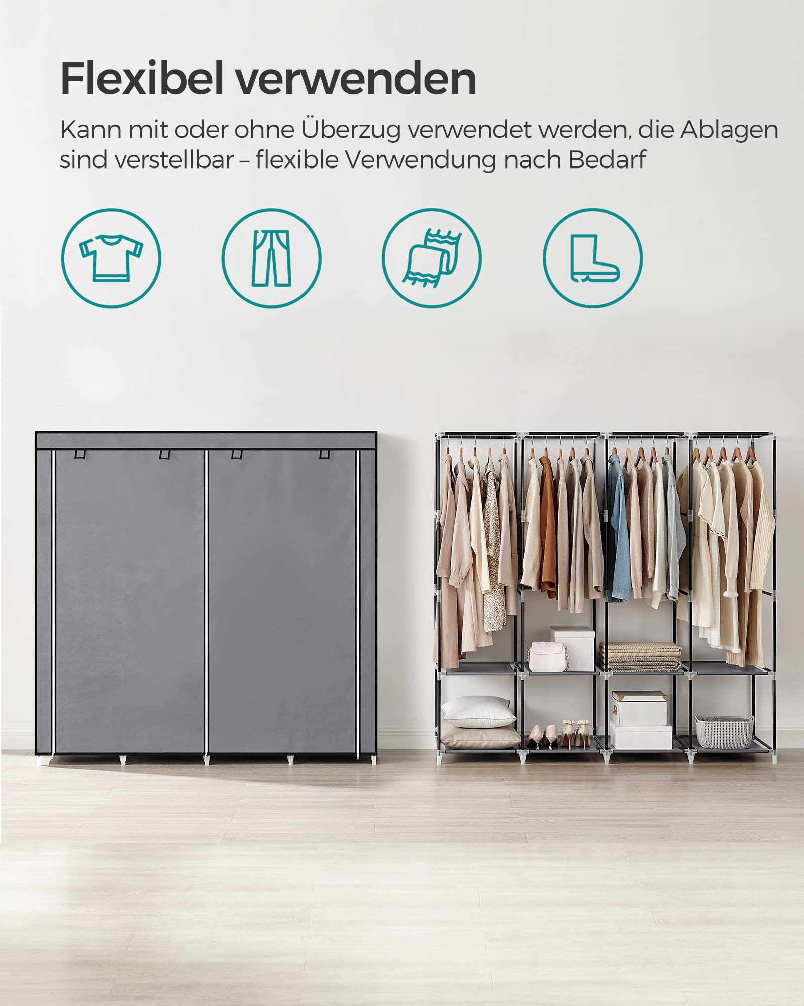 songmics-stoffschrank-45-x-170-x-167-cm-grau-ryg094g02 image 3