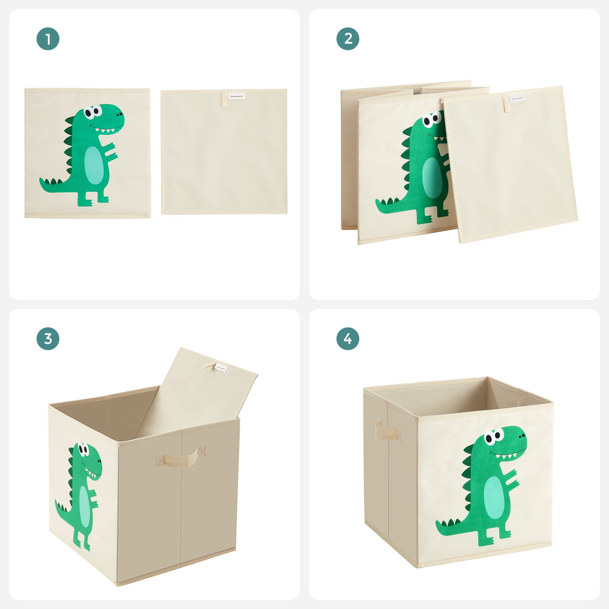 songmics-aufbewahrungsbox-rfb704w03-3er-set-stoffbox-30-x-30-x-30-cm-dinosaurier image 7