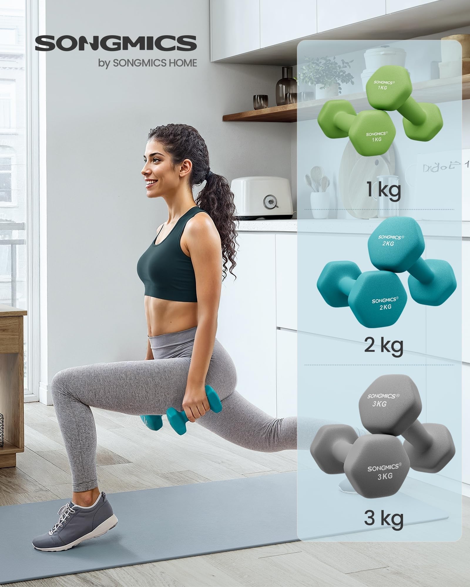 songmics-hantel-set-3-paar-1kg-3kg-kurzhanteln-mit-aufbewahrungsst-nder image 2