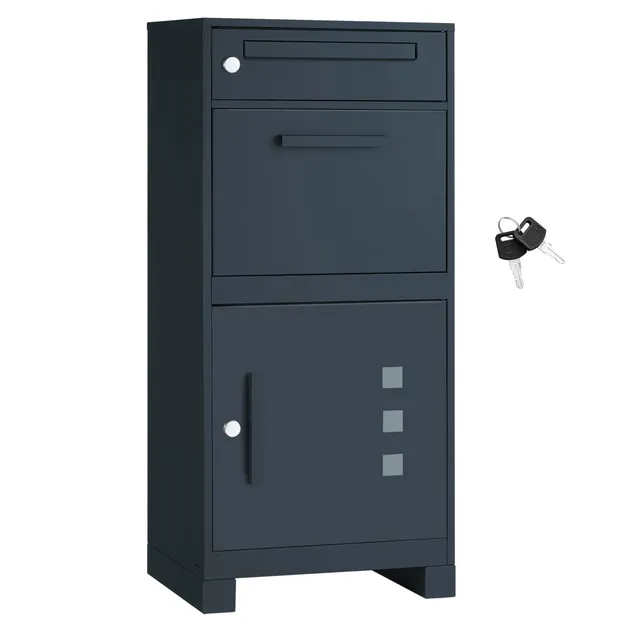 songmics-paketbox-xxl-gmb091gz01-stahl-anthrazit-34x48x106-cm image 1