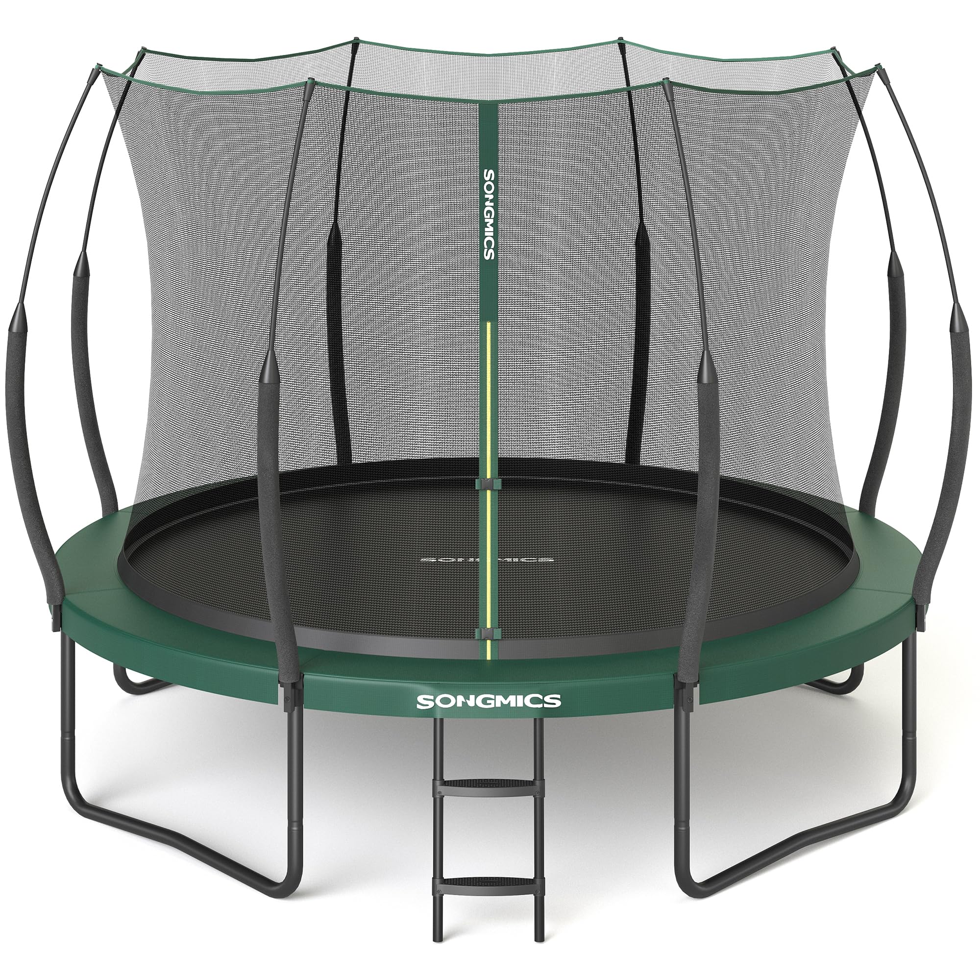 songmics-federloses-trampolin-outdoor-244-cm-gartentrampolin-mit-sicherheitsnetz image 1