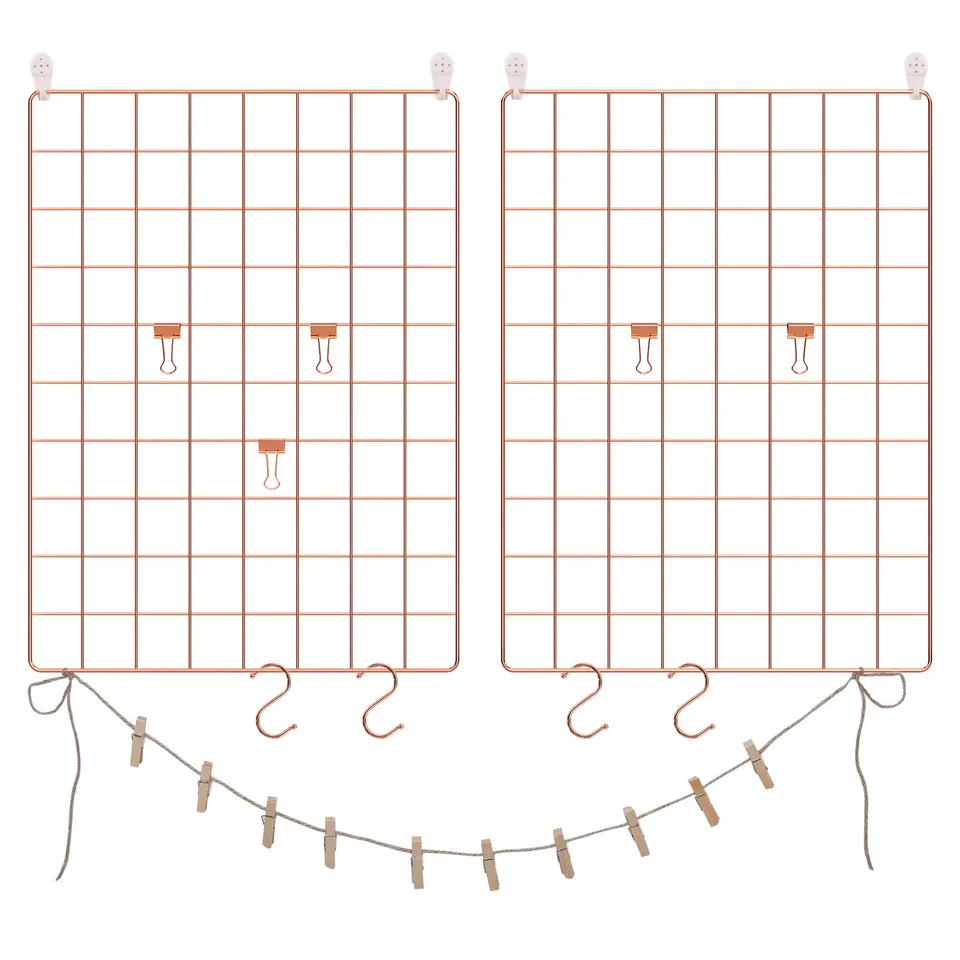 songmics-bilderst-nder-gitter-lpp01dr-2-st-ck-wanddeko-metall-mit-haken-und-clip image 1