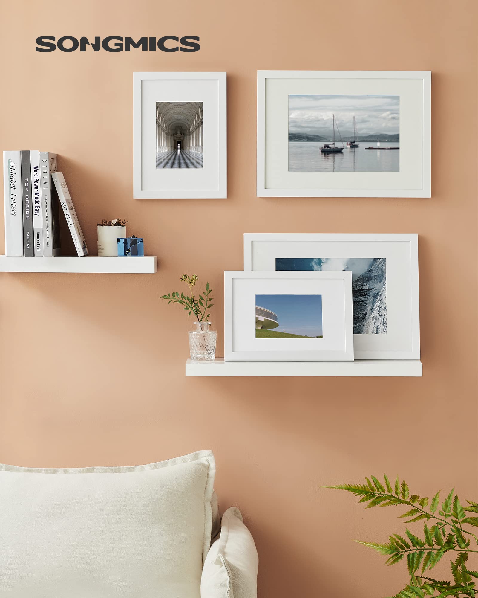 songmics-rpf011w01-bilderrahmen-wei-33x24-5-cm-f-r-a4-mit-passepartout image 2