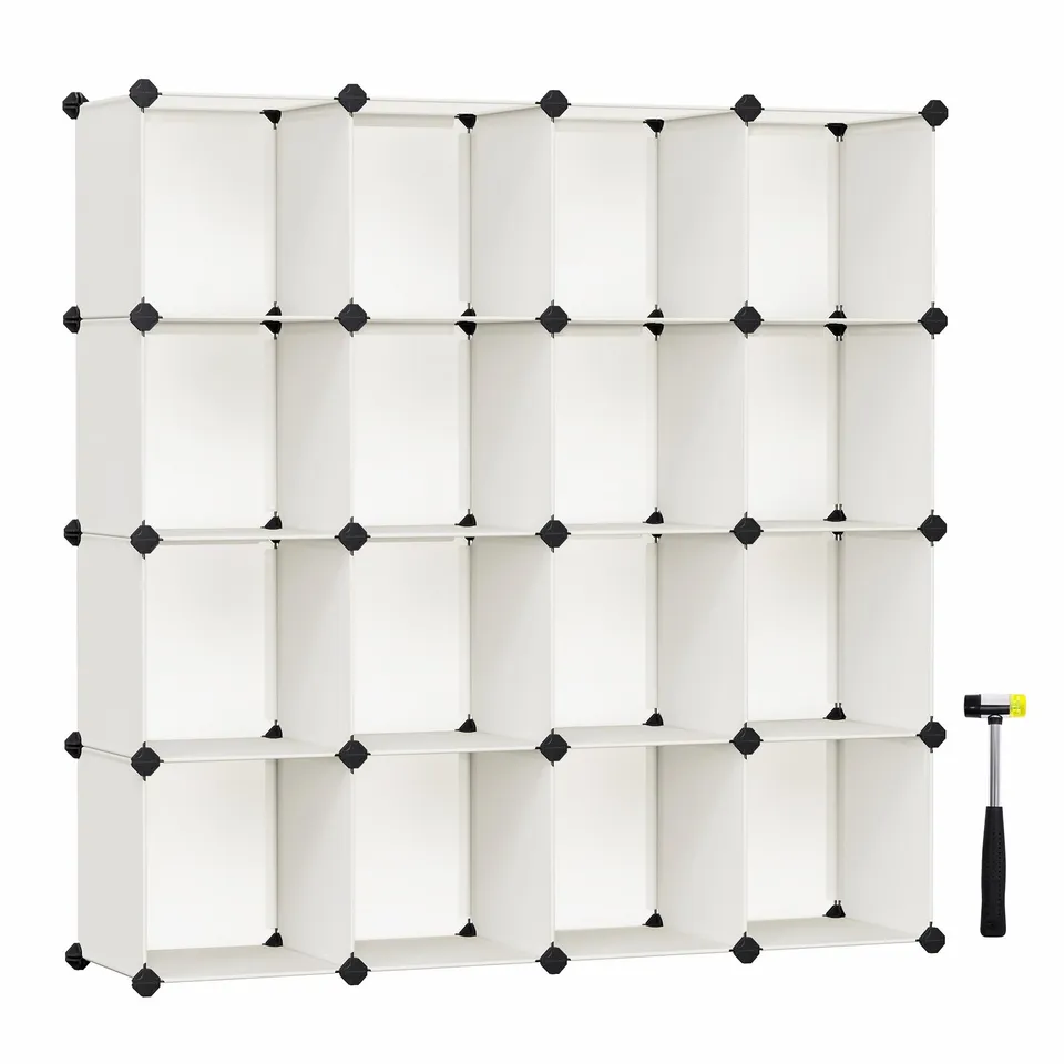 songmics-lpc442m01-steckregal-16-w-rfel-pp-kunststoff-cremewei image 1