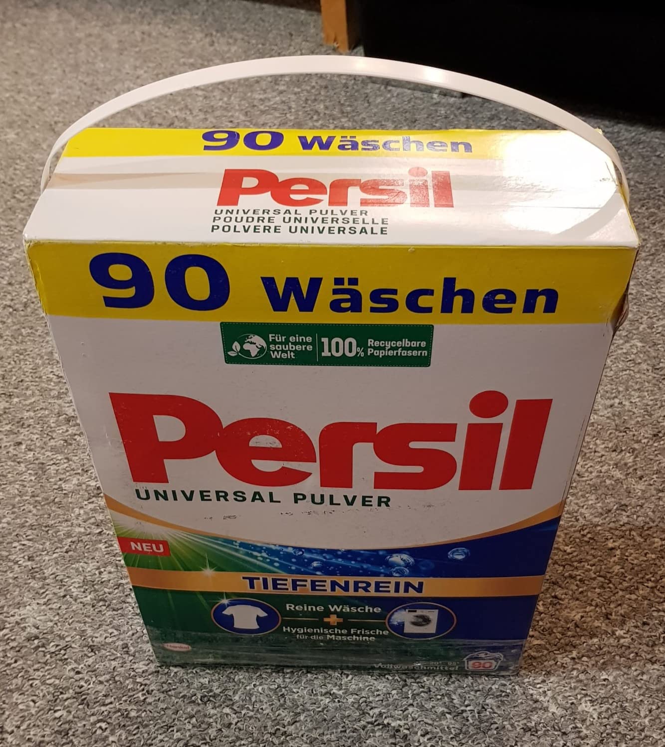 Sehr gute Fleckentfernung