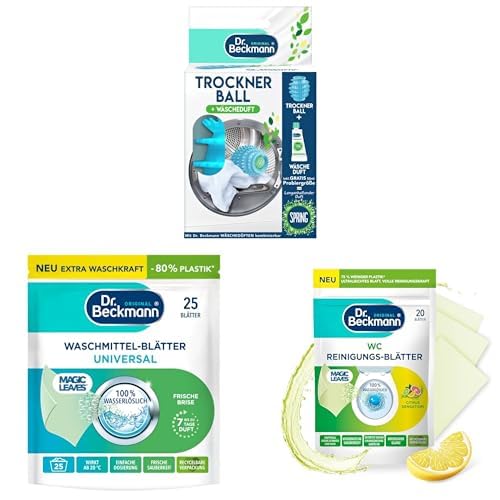 dr-beckmann-bundle-trocknerball-magic-leaves-universal-25-bl-tter-wc-bl-tter-cit image 1